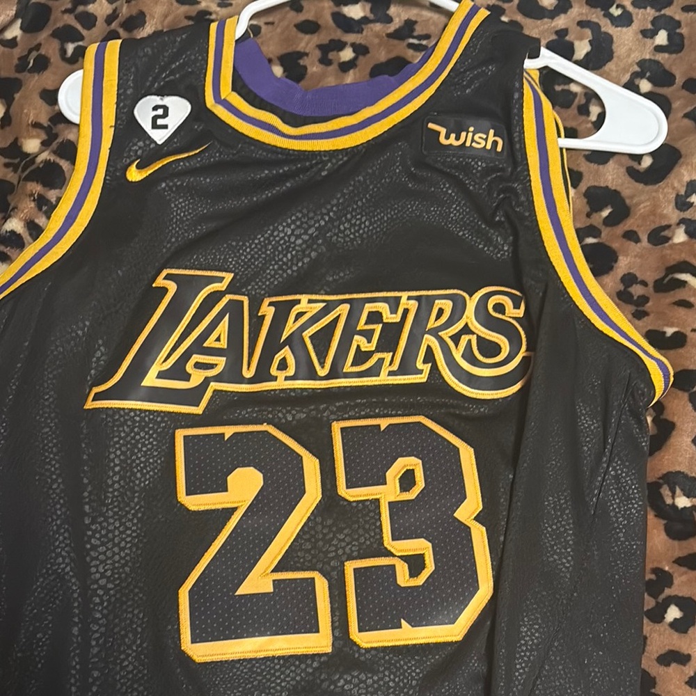 Nike Black and Yellow Game Jersey